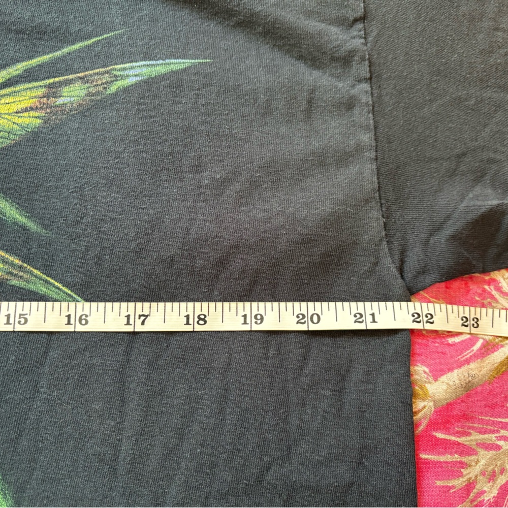 Gildan Black T-Shirt with Green Fairy Design - Picture 7 of 8